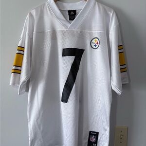 NFL White Reebok Pittsburgh Steelers Ben Roethlisberger Jersey size M